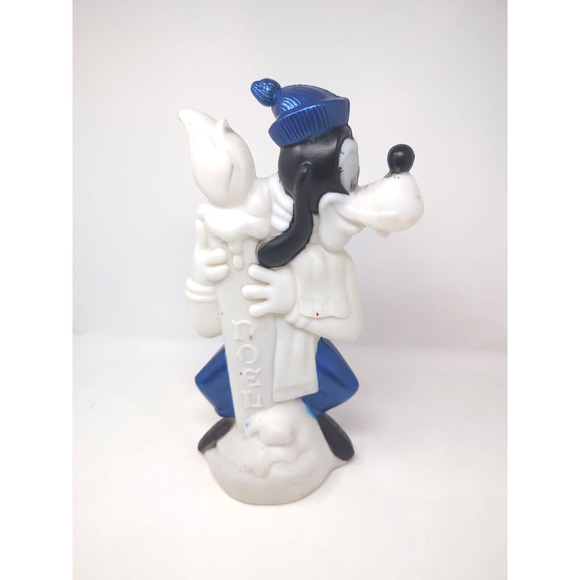VINTAGE NOEL GOOFY CHRISTMAS PLASTIC LIGHT UP BLOW MOLD YARD ORNAMENT